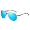 Sunglasses Classic Driving Sun Glasses Fashion Polarized Men Metal Frame Mirror Lens Anti-reflective Women/Men