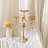 Crystal Metal Candle Holder Metal Angel Candle Holder Center Pieces Wedding Table Top Chandelier Flower Stand Centerpieces 79