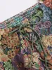 Bluzki damskie Jitimoky vintage bluzka dla kobiet 2023 Koreańska moda patchwork kwadratowy kołnierz elegancki koszulka elegancka Y2K Slim Crop Top
