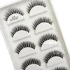 Falsche Wimpern, 5 Paar, transparent, 3D-Nerzwimpern, natürlich, klar, falsche Wimpern, weich, unsichtbar, Wispy-Make-up, Faux Cils H13 X08 231202