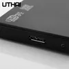 Gabinetes hdd uthai t22 25 "sata para usb30 gabinete casos de disco rígido móvel para ssd caixa de armazenamento externo com cabo usb3020 abs 231202