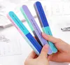 NAD017 1pc Six sided nail Polish File nail art Sanding drill for nail salon tool new user practice at home 18cm length2894020