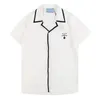 Sommer-Herren-Designer-PRA-Hemd, lässiges Herren-Damen-Poloshirt mit Buchstabendruck, kurzärmlig, meistverkauftes Herren-T-Shirt mit lockerer Version, Größe M-XXXL, Militäruniform