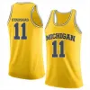 College NCAA Custom Michigan Woerines Ed Basketball Jersey Charles Matthews Jor Dan Poole Isaiah Livers Mike Smith Franz Wagner Hunt