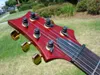 Vendita calda chitarra elettrica di buona qualità 1992 Custom 24 Ten 10 Top Birds Cherry Sunburst Small Heel-Strumenti musicali