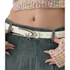 Cinture Moda Adolescenti Cintura in vita regolabile con fibbia a stella in lega per cappotto e camicia