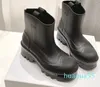 Designer Women Betty PVC rubber Boots Winter Women Thick Bottom Non-Slip Booties Waterproof Welly Half Boot Platform Shoes Outdoor