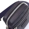 Klasyczne mini rozmiar torby posłańca Czarne szary płótno skórzane ramię męskie z skrzynką torebką Crossbody Bag 08236O