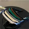 Headwear Hair Accessories Square Sunglasses hair band for women 2023 new ink lens band hair binding headdress invisible curl fixing artifact Q231204