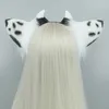 Headbands Plush Ears Hair Hoop Halloween Cow Ears Headband Furry Cartoon Animal Hairband Anime Fancy Dress Cosplay Headdress 231204