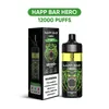 Buharlaştırıcı Vape 12000 Puflar Tek Kullanımlık E Sigara Şarj Edilebilir Mesh Bobin 12K Puf Vape Kalemi 2% 5% 16ml Otantik Güvenilir E-Leylak Vape