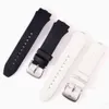 Convient pour LG Urbane 2 LTE LG W200 Smart Sile Bracelet en caoutchouc Bracelet noir blanc ceinture bande H220419202S