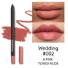 Lip Pencils Waterproof Nude Brown Lip Liner Lipstick Pencil Matte Red Pink Contour Tint Lipstick Lasting Non-stick Cup Lips Makeup Cosmetics 231204