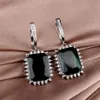 Bohe Lab Sapphire Dangle Earring 925 Sterling Zilver Party Wedding Drop Oorbellen Voor Vrouwen Bruids Belofte Sieraden Gift293J