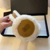 Womens Mens Ear Muffs Warm Plush Earmuffs Designer Unisex Pure Color Fluffy Earmuff Fashion Foldable Soft Simple Winter Accessories Luxury U Earflap