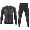 Sous-vêtements thermiques pour hommes Costumes de sport pour hommes Vêtements de compression pour cyclisme en plein air Vêtements respirants à séchage rapide Fitness Survêtements de course