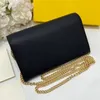 Italië Merk Luxe Vrouwen Designer Schouder Portemonnee Beroemde Roma Mode Dames Keten Portemonnee Crossbody Tassen Hoge Kwaliteit Dame Lederen Creditcardhouder