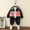 Jackets Europe and America Kids Boys Short Colored letters O neck Coats Girls Tops Fashion Children's Clothing Autumn Outerwears 231204