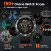 Autres montres HAYLOU R8 Smart 1.43 '' AMOLED Affichage Smart Bluetooth Appel téléphonique Robuste de qualité Mulitary Smart ES pour hommes Q231204