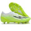 Presentpåse kvalitet fotboll stövlar x crazyfasts.1 SG MOVERABLE METAL SPIKES FOTBALL CLEATS MÄN MOFT GRUND LÄDER KNIT SOCCER STOR TRÄNARE BOTAS DE FUTBOL SIZE US 6.5-11