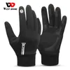 Gants de cyclisme WEST BIKING hiver hommes gants thermiques coupe-vent doigt complet gants de cyclisme écran tactile polaire vélo de route chaud Sport Gear 231204