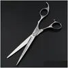 Hair Scissors 7 Inch Professional Cutting Hairdressing Barber Salon Pet Dog Grooming Shears Bk035 230508 Drop Delivery Products Care S Dhxyw