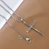 Necklace Dy Designer Twisteddavid's Cross with Imitation Diamond Pendant Hot Selling