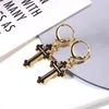 Charms 15st 25 14mm Fashion Cross Emalj Alloy Pendant Metal Charm för män Kvinnliga smycken Halsband Key Chain Making Accessories Gift