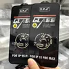 Proteggi schermo per iPhone 15 Pro Max 14 Plus 13 Mini 12 11 XS XR X 8 7 SE Armatura in vetro temperato in alluminio Super antistatico Curvo grande 9H Pellicola protettiva Premium