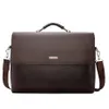 Business Men Portcase Leather Laptop Handbag Casual Man Bag For Lawyer Shoulder Bag Man Office Tote Messenger235L