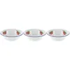 Servis uppsättningar 3 Pack Spaghetti Emamel Basin Camping Wash Salad Servering Plate Kitchen Bowl