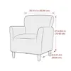 Housses de chaise couverture de baignoire en polaire Spandex housses de fauteuil de Club pour salon élastique canapé simple maison comptoir de Bar el 231202