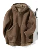 Damesjassen Voor Vrouwen 2023 Capuchon Nepbont Effen Lange Mouwen Tops Winterkleding Bomber Warme Jassen Casual Bovenkleding Streetwear