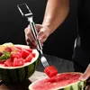 Fruit Tool Creative Watermelon Cutter Artifact Hushållens vattenmelongaffel Multi-Use Fruit Divider Kitchen Cutter redskap LX6269