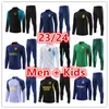 2023 2024 Argentinaes Futebol Tracksuit Jaqueta Homens e Crianças Conjuntos 23 24 Futebol Tracksuit Kits de Futebol Tracksuits Treinamento Terno Jogging Chandal Survetement Tuta