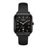 designer watches New men's and women's quartz square and simple rubber large dial student couple niche trendy