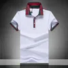 Hommes Polo Été Coton Designer Lettre Imprimer Hommes Polos Manches Courtes Mode Travail Golf Polo Occasionnel