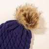 Scarves Winter Kids Hat Scarf Glove Set Women'S Knit Fleece Lined Neck Warmer Mittens 3pcs Beanie Ring Gloves Warm Cotton Echarpe