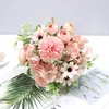 Decoratieve Bloemen 7 Vorken Nep Camellia Bloemknop Bal Simulatie Zijden Ballen Arrangement Boeket Voor Pography Rekwisieten Woondecoratie