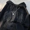 Männer Hoodies TFETTERS Marke Gothic Stickerei Mit Kapuze Sweatshirt Männer Frühling Herbst Baggy Casual Y2k Herren Streetwear 2023 Kleidung