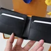 Mens Wallet Card Holder 5a äkta läderväska designer plånböcker kvinna handväska för män klassiska korthållare mynt vuttons berömda koppling plånbok med låda hög kvalitet