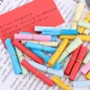 Party Favor Colorful Wishing Roll Paper Wish Bottle Blank Letter med metallringar DIY Meddelanden Anteckningar Scroll Wedding Gift Favors