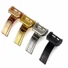 18mm NUOVO cinturino per orologi in acciaio inossidabile di alta qualità cinturino argento nero oro oro rosa fibbia deployante per cinturini IWC239V