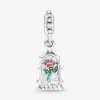 100% 925 Sterling Silver Enchanted Rose Dangle Charm Fit Original European Charms Bracelet Mode Femmes Mariage Fiançailles Jewelr293i