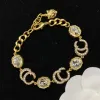 3S1F cazibe bilezikleri pullara sahiptir Vintage elmaslar kristal harfler lüks tasarımcı bayanlar parti hediyeleri mücevher
