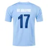 Haaland voetbaltruien 2023/24 Julian Alvarez de Bruyne Phillips Man Cities Grealish Ferran Mahrez Foden Bernardo Joao Annulyo Z Rodrigo voetbalshirt Men Kids Kit