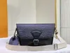 Luxury Medium Handbag Crossbody Messenger Bag M23097 Designer Canvas Epi Leather Luxury Ten Font Black Women's Shoulder Bag Size 34CM