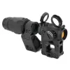 3XMAG-1 3X Mag Magnifier Scope With Mount For Tactical Airsoft Milsim With Full Markings Or Hunting Riflescope
