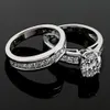 2 75 CT Round Cut Simulation Assion Diamond Engagement Ring مقابل D تعزيز 14K أبيض الذهب 230T