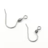 200 st mycket kirurgiskt rostfritt stål täckt silverpläterade örhängen nickelörhängen låsningar för DIY -fynd Whole301k